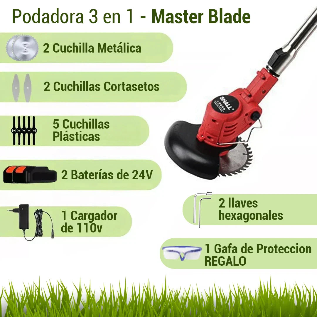 Guadañadora Podadora -  MasterBlade + BATERIA EXTRA