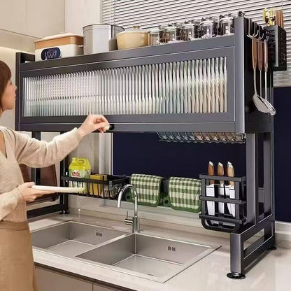 Estante de Cocina 2 en 1 | Escurridor 2 Niveles (off)